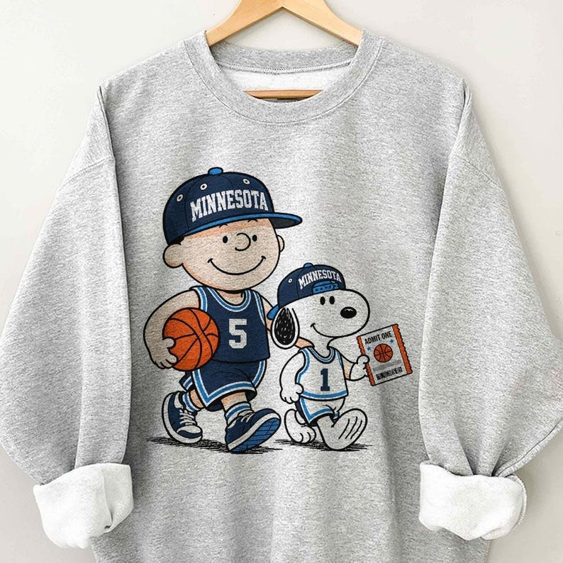 Minnesota Cute Cartoon Basketball Comfort Colors Shirt, Vintage Comic ...