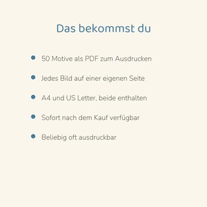 50 målarbilder med djurfamiljer – Målarbok | Barn 3–6 år | Utskrivbar PDF | Direktnedladdning | A4 + US Letter bild 4