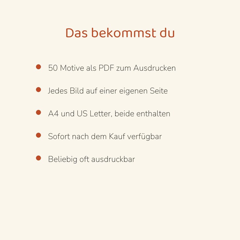 50 målarbilder med safari och djungel – Målarbok | Barn 3–6 år | Utskrivbar PDF | Direktnedladdning | A4 + US Letter bild 4