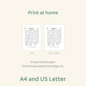 May include: Two printable word search puzzle sheets titled The Elephant Herd, displayed side-by-side as A4 and US Letter formats. The black and white pages feature a grid of letters, a list of words to find, and a small elephant icon at the top.