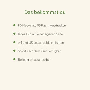 50 målarbilder Min gård målarbok | Barn 3-6 år | Utskrivbar PDF | Direktnedladdning | A4 + US Letter bild 4