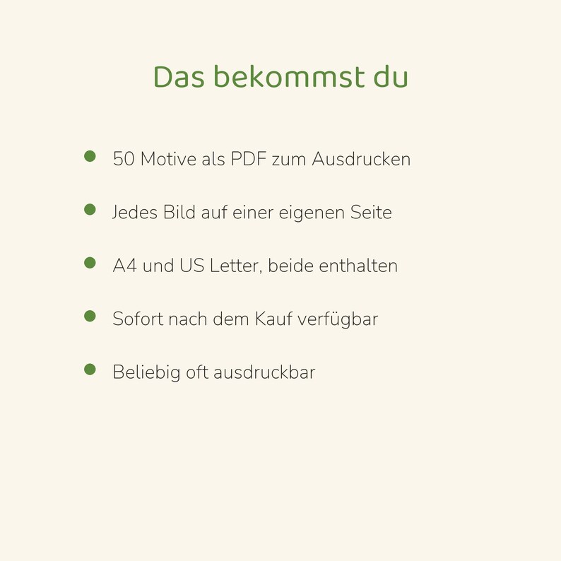 50 målarbilder Min gård målarbok | Barn 3-6 år | Utskrivbar PDF | Direktnedladdning | A4 + US Letter bild 4