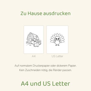 50 målarbilder Min gård målarbok | Barn 3-6 år | Utskrivbar PDF | Direktnedladdning | A4 + US Letter bild 5