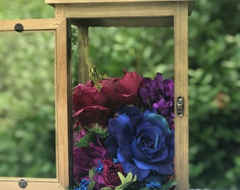 Wedding Centerpieces/Centerpieces/Lantern Centerpieces/Navy Wedding/Plum Wedding/Purple Wedding/Elegant Wedding Decorations