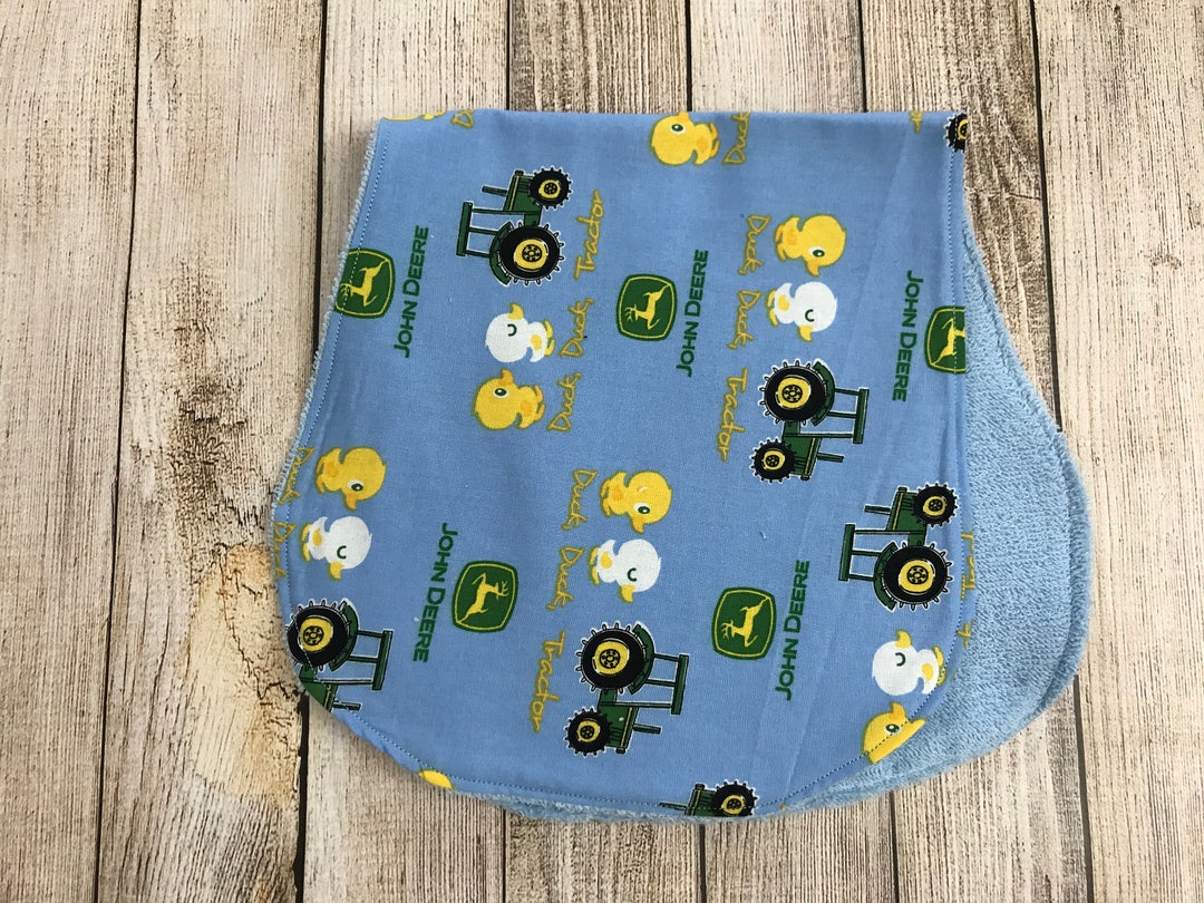 John Deere & Duck Burp Cloth Etsy