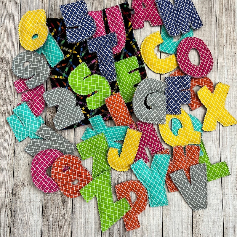 Fabric Alphabet - Etsy