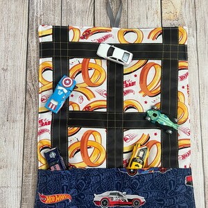 Car Roll Up Carrier for On the Go/Pretend Play/Car Mats