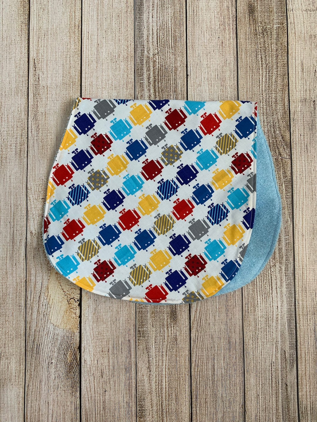 Clearance Salerobot Burp Cloth Etsy