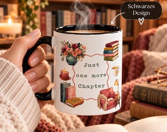 Taza para amantes de los libros – Regalo para ratones de biblioteca y lectores ávidos | Solo un capítulo más