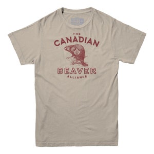 Canadian Beaver Alliance Men's T-shirt | Canada Clothing | Canadian and Proud Shirt | Canada Beaver Tee
