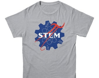 STEM NASA Logo T Shirt | It Is Rocket Science Shirt | Funny Space and Astronomy Science T-shirt | Nerd Shirt, Geek Tees