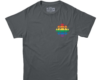 CBC Pride Chest Logo Men's Tshirt | CBC lgbtq Pride Women's Tee I CBC Pride Gem Logo Unisex T Shirt