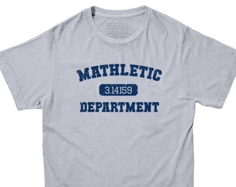 Mathletics Department T-Shirt | Science Shirt | Math T shirt | Mens and Ladies Sizes | Nerdy Geeky Math Tee