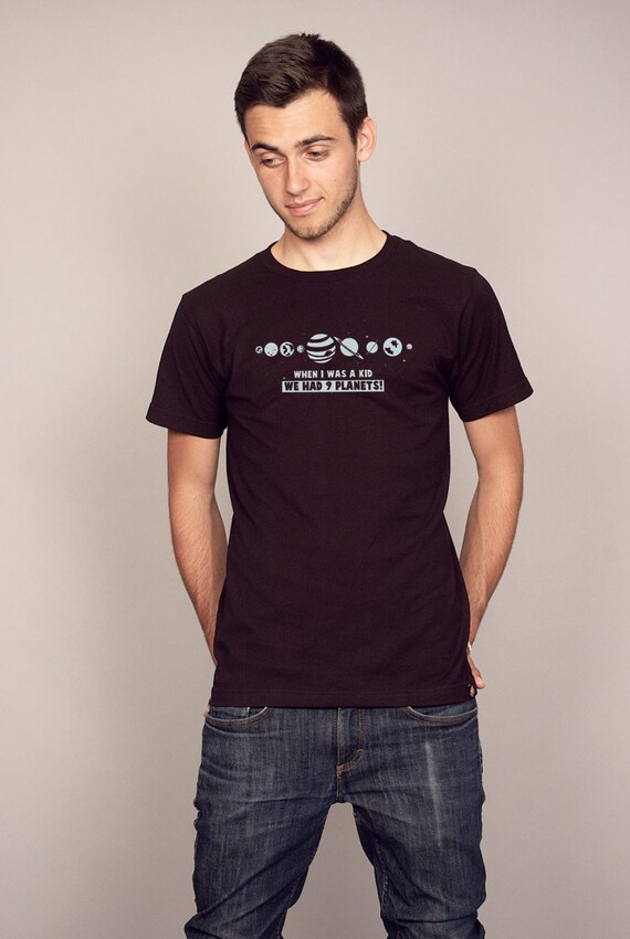 9 Planets T-shirt Funny Science T Shirt 