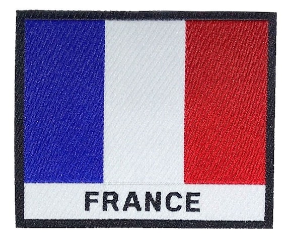 France Flag Patch | Embroidered High Class Patch | French Flag Iron On  Patch | Cool Fabric Patch for Jacket
