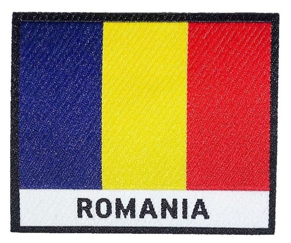 Écusson Brodé Drapeau De La Roumanie à Repasser Ou à Coudre - Foto 10