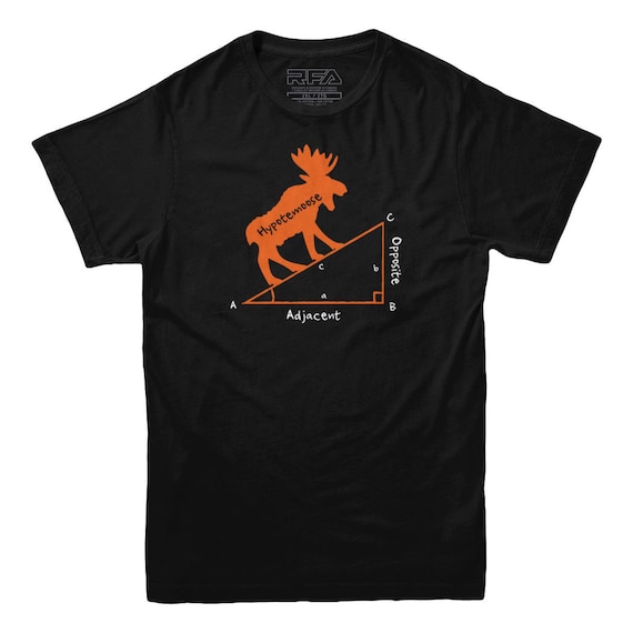 Hypotemoose T Shirt | Hypotenuse Funny Math T-shirts