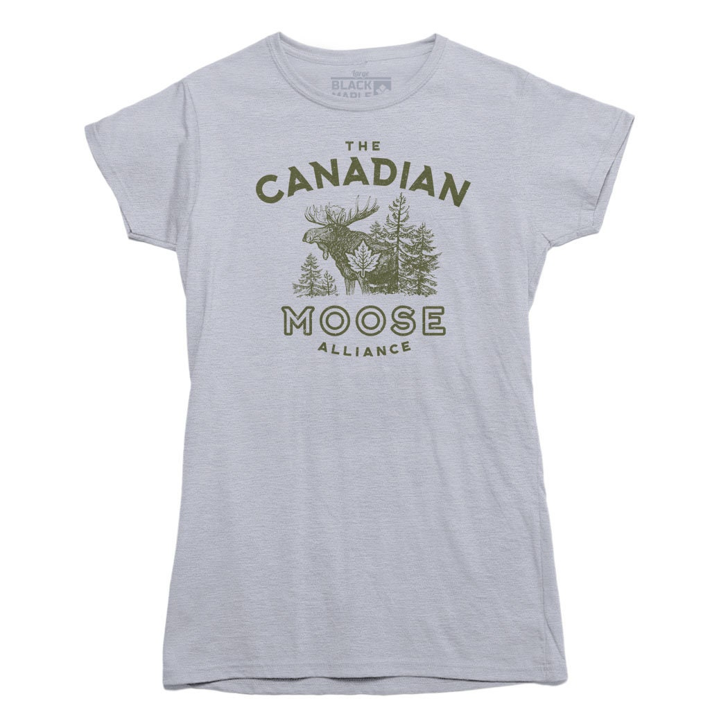 Canadian Moose Alliance Womens Tshirt 