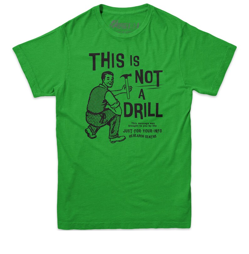 Funny T Shirts This is Not a Drill T-shirt Funny Meme | Etsy Canada