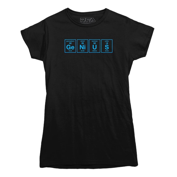 Genius Periodic Table Of Elements Tshirt Nerdy Periodically Genius Periodic Table Of Elements Tshirt Nerdy Periodically