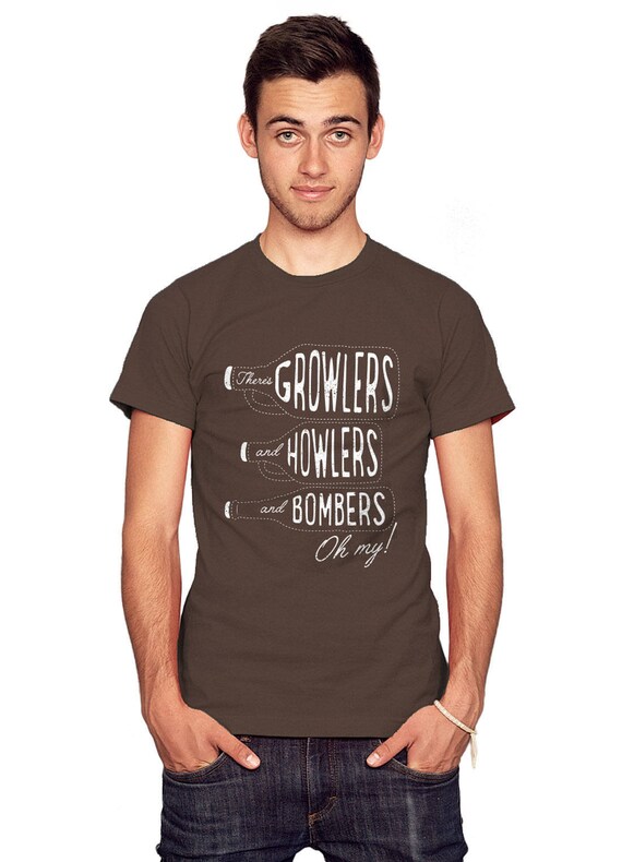 Beer T Shirts Growler Howlers and Bombers Tshirt Beer Etsy