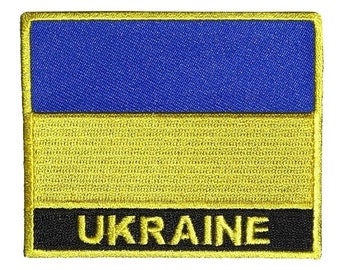 Ukraine Flag Patch | Embroidered High Class Patch | Ukraine Flag Iron On Patch | Cool Fabric Patch for Jacket