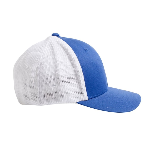 CBC Blue Gem Logo Blue With White Five Panel Trucker Cap