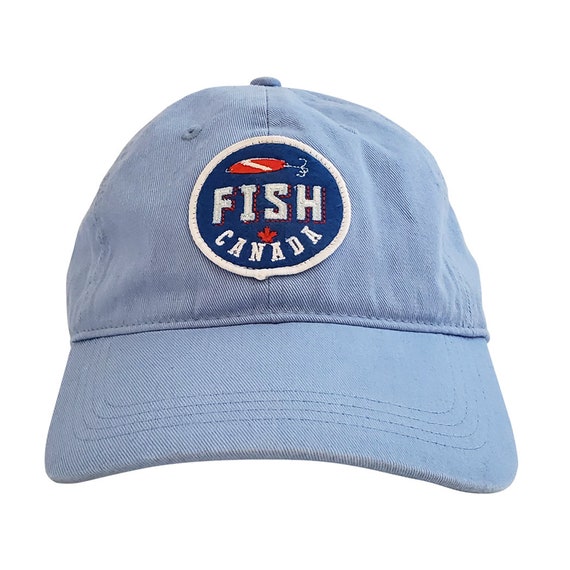 Fish Canada Dad Hat Fish Canada Light Blue Dad Cap Fish Canada Premium Hat  Fish Canada Baseball Cap -  Canada