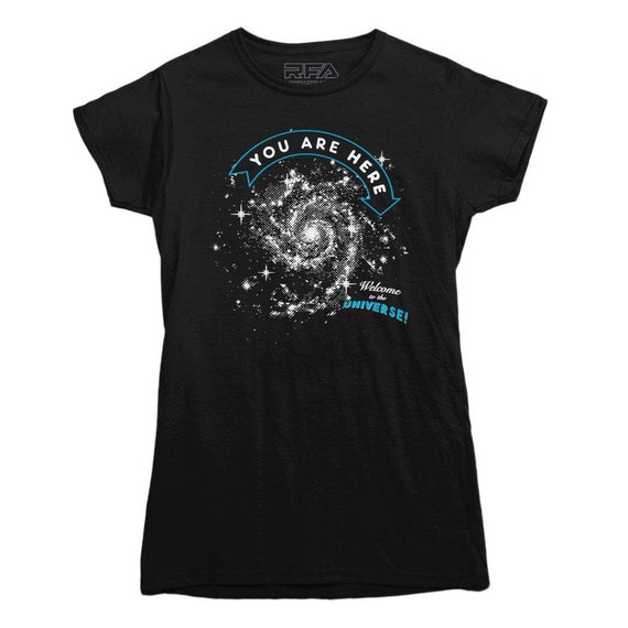 Science T shirts | You Are Here T-Shirt | Space and Astronomy 