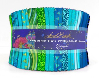 42 Laurel Burch ~ Along The Reef ~ Squares ~ 10/" x 10/" Square ~100/% Cotton