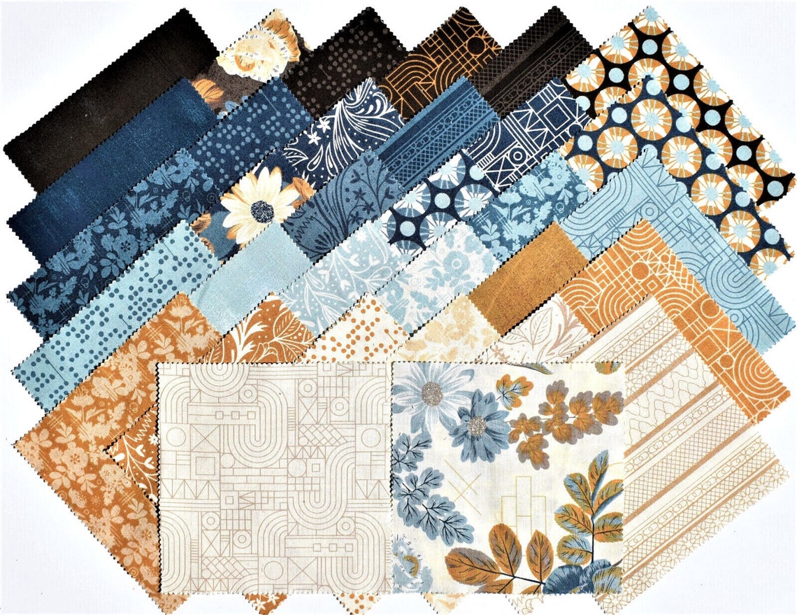 DECORUM Charm Pack From Moda 42 5 Fabric Squares Etsy