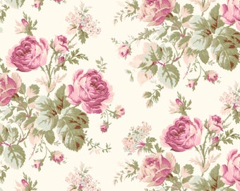 FRENCH ROSES from Clothworks - bty - #Y3978-2