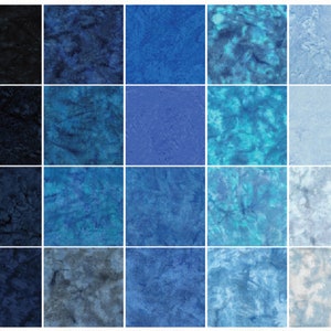 BRILLIANT BLUE Batiks 5