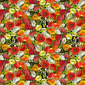 POPPY DREAMS by Sue Zipkin for Clothworks - bty - #Y3990-3