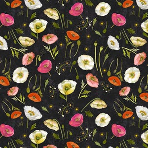 POPPY DREAMS by Sue Zipkin for Clothworks - bty - #Y3987-3