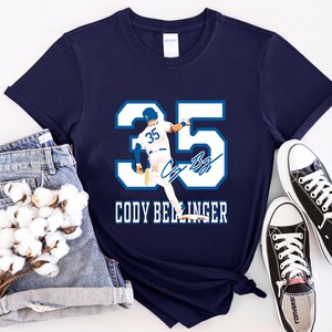  Outerstuff Cody Bellinger Los Angeles Dodgers #35 Kids Youth  4-20 Blue Name and Number T-Shirt (X-Small) : Sports & Outdoors