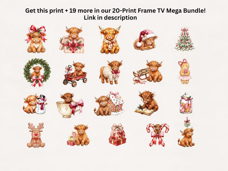 Pinkmas Tree Designs Coquette Pink Bow Christmas Tree Frame TV Art, Preppy Pinkmas Aesthetic ...