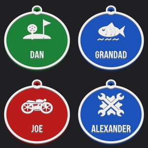 Adorno mecánico personalizado, llave inglesa con nombre personalizado, regalo para amantes de los coches (impreso en 3D) imagen 5