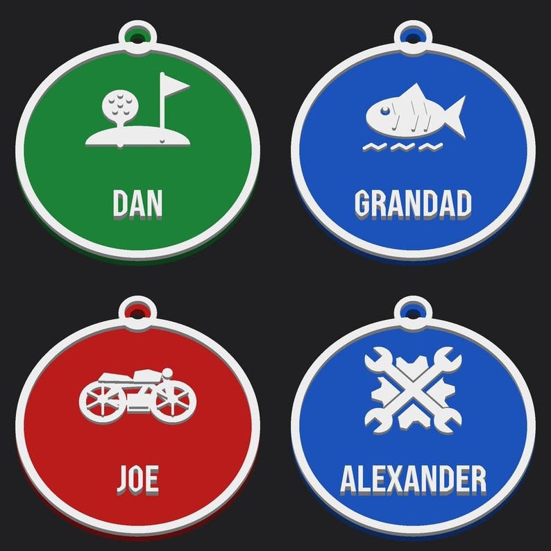 Adorno mecánico personalizado, llave inglesa con nombre personalizado, regalo para amantes de los coches (impreso en 3D) imagen 5