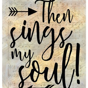 Then Sings My Soul Digital Hymn Print image 2