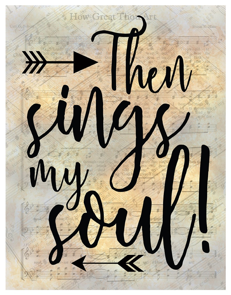 Then Sings My Soul Digital Hymn Print image 2