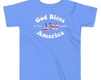 God Bless America 2026 Toddler Tee