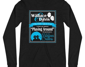 Wallace & Davis Playing Around White Christmas Unisex Long Sleeve Tee