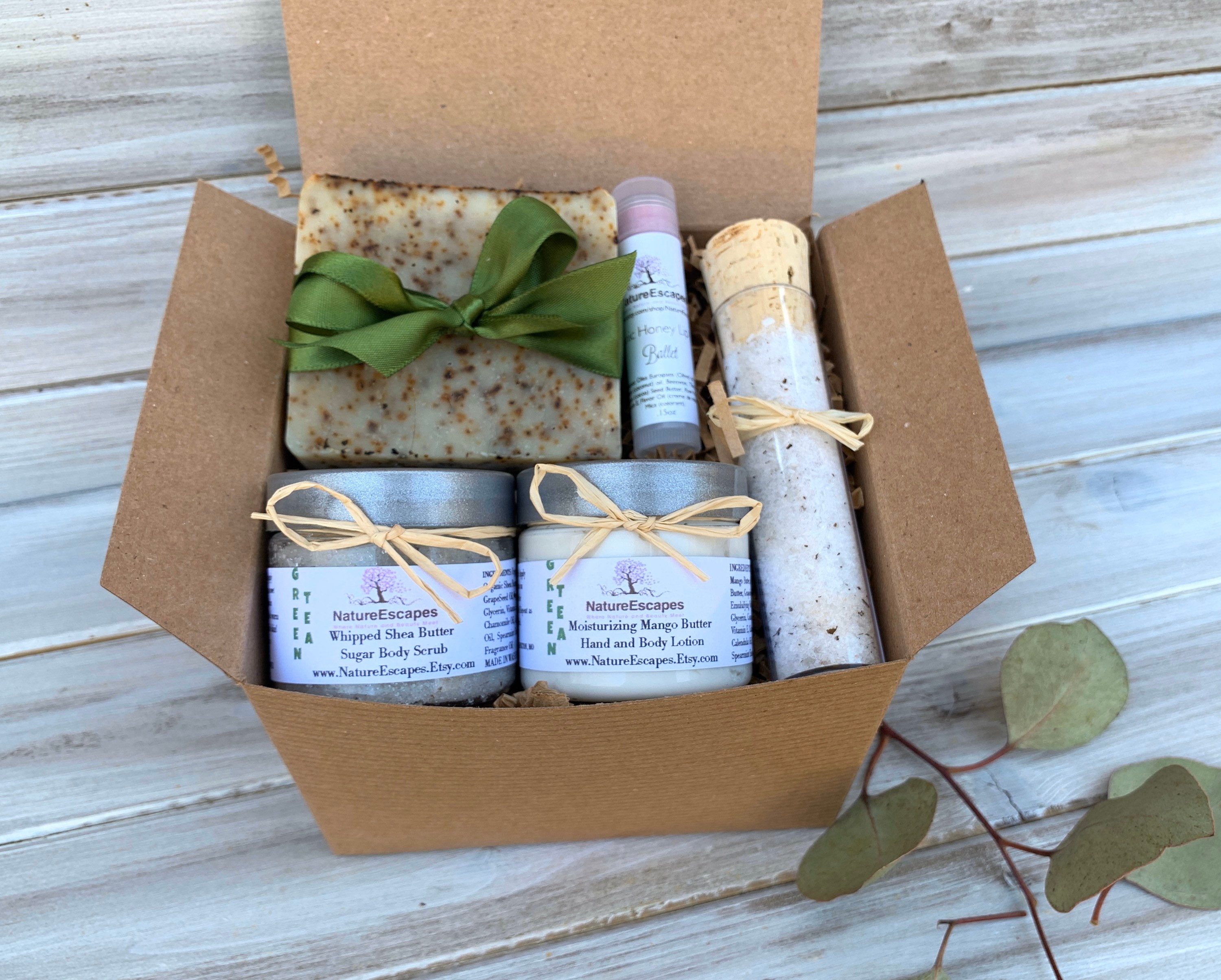 Spa Gift Set Green Tea Cucumber Bath Set Soap Gift Set with Etsy