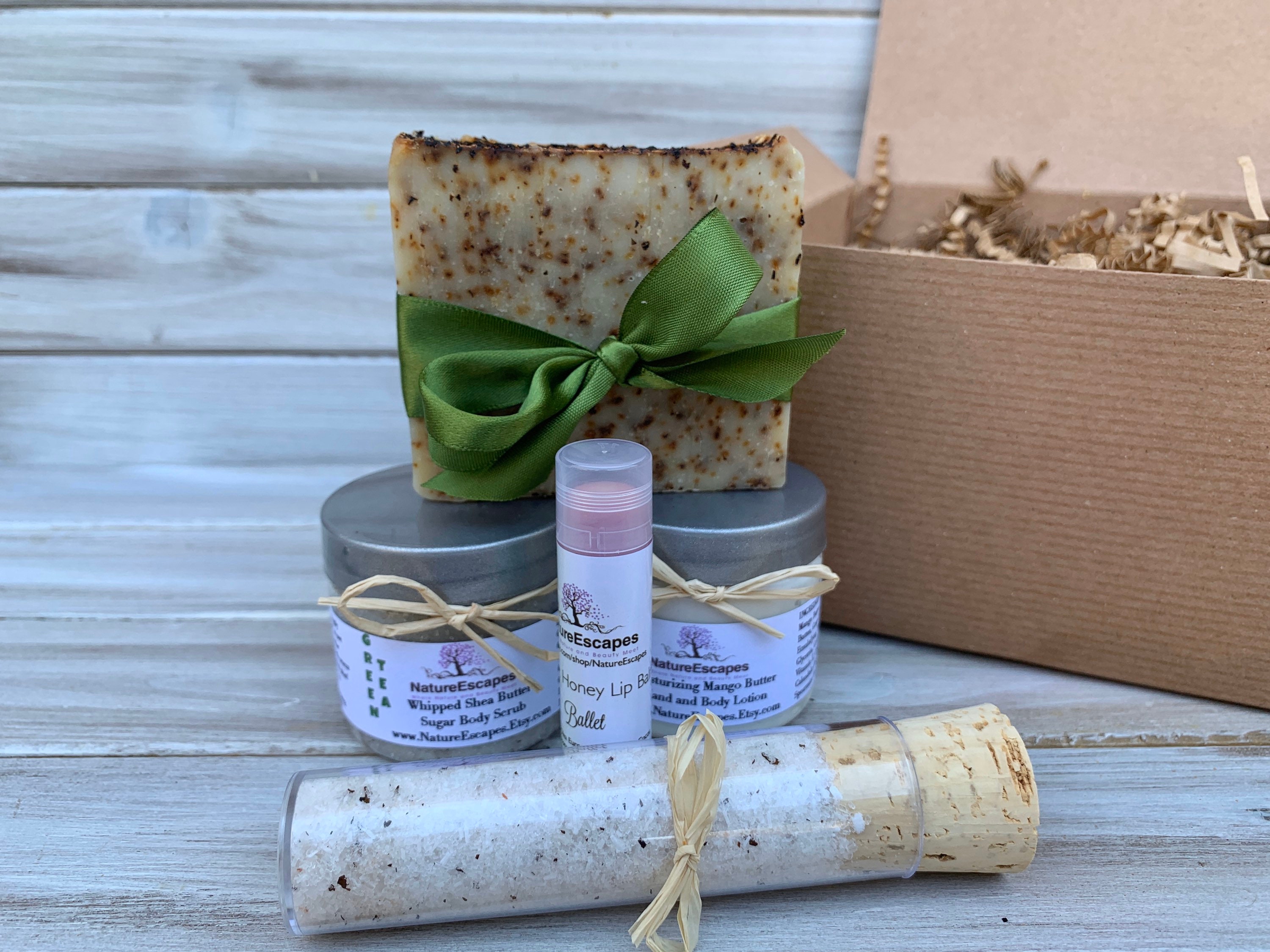 Spa Gift Set Green Tea Cucumber Bath Set Soap Gift Set with Etsy