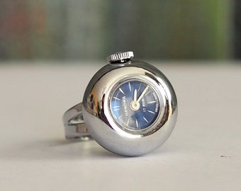 HANOWA -  Swiss made mechanical wind up Ring watch  , vintage women's watch