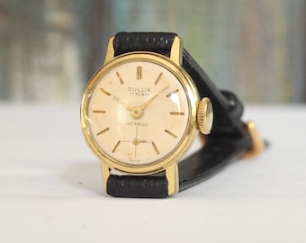 DULUX -  Vintage German women's watch , vintage mechanical wind up women's watch