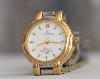 CERTUS 1990's französische Quarz Damenuhr, Vintage Quarz