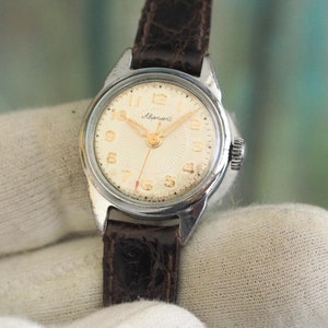 Aurora - Rare early USSR  women&#39;s Watch 1950&#39;s , vintage mechanical wind up watch