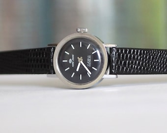 ROTIC - niemiecki mechaniczny zegarek damski z lat 80., zabytkowy mechaniczny zegarek damski z nakręcanym mechanizmem, stan idealny, nienoszony